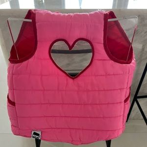 POP OUT reversible vest for girl. Size Medium.